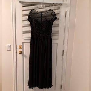 Black Formal Morilee Wedding Guest / MOB Dress